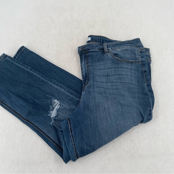 KANCAN Womens distressed denim Skinny Jeans size: 24W - Picture 1 of 10